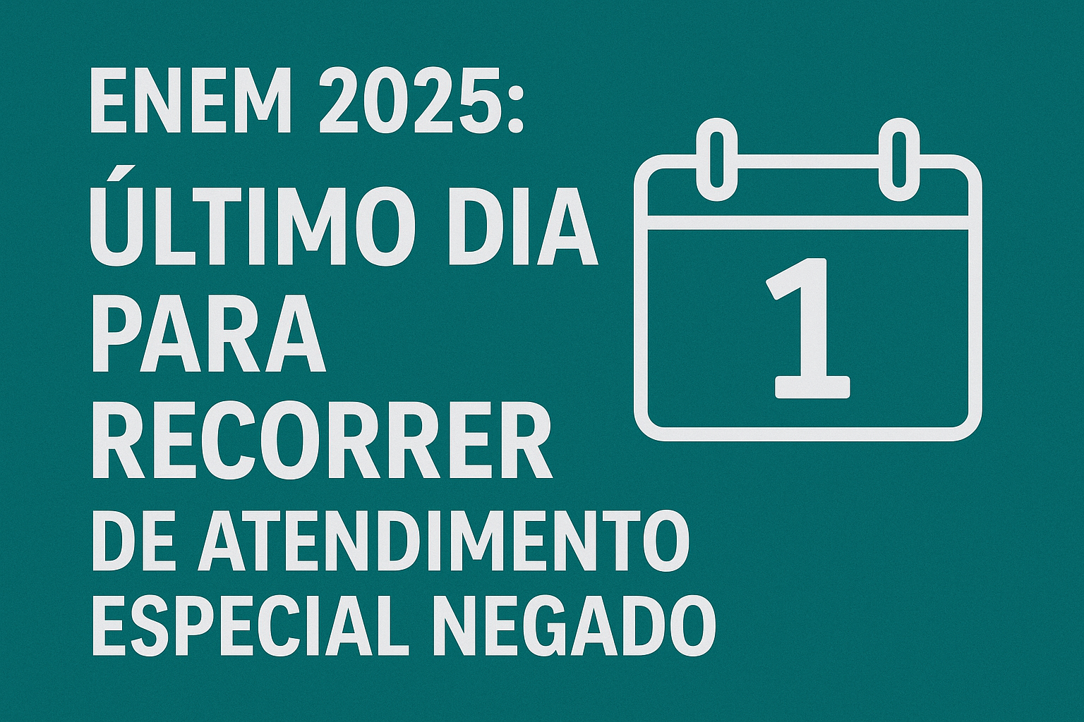 096bab34-9625-45ee-b130-4b61bc662db0 Enem 2025: prazo para recorrer de pedido de atendimento especial negado termina hoje
