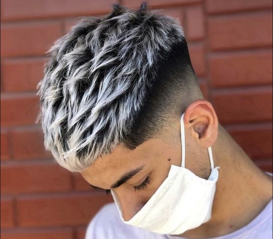 Cabelo-Platinado-Maculino-5 Corte de Cabelo Masculino 2024: Moda