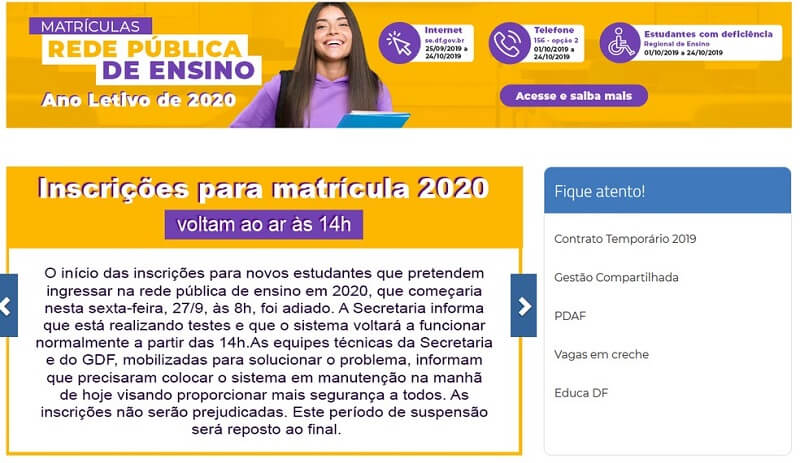 matricula-escolar-df-como-funciona-1 Matrícula Escolar DF 2025 - Inscrições, Documentos